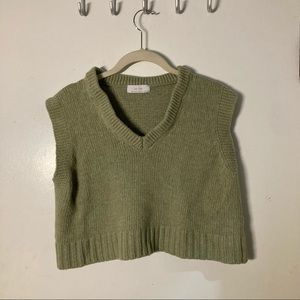 Cropped oak and fort sweater
